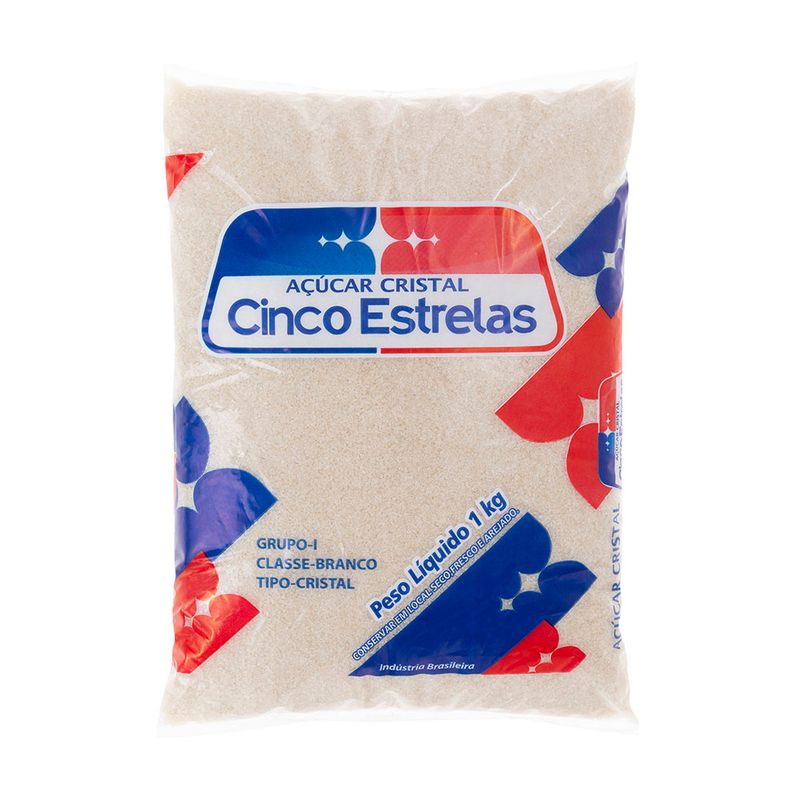 Acucar-Cristal-Cinco-Estrelas-Pacote-1kg