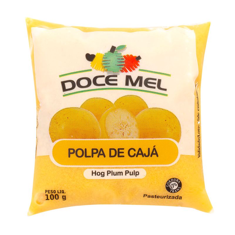 Polpa-de-Caja-Congelada-Doce-Mel-Pacote-100g