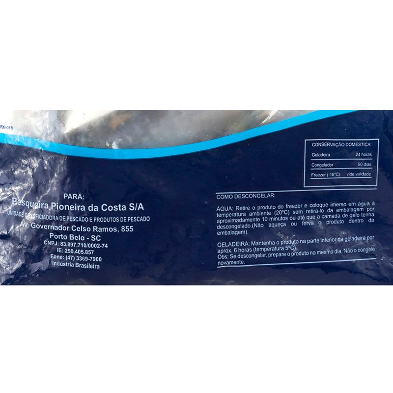 Peixe-Sardinha-Lage-Congelado-Pioneira-Pacote-800g