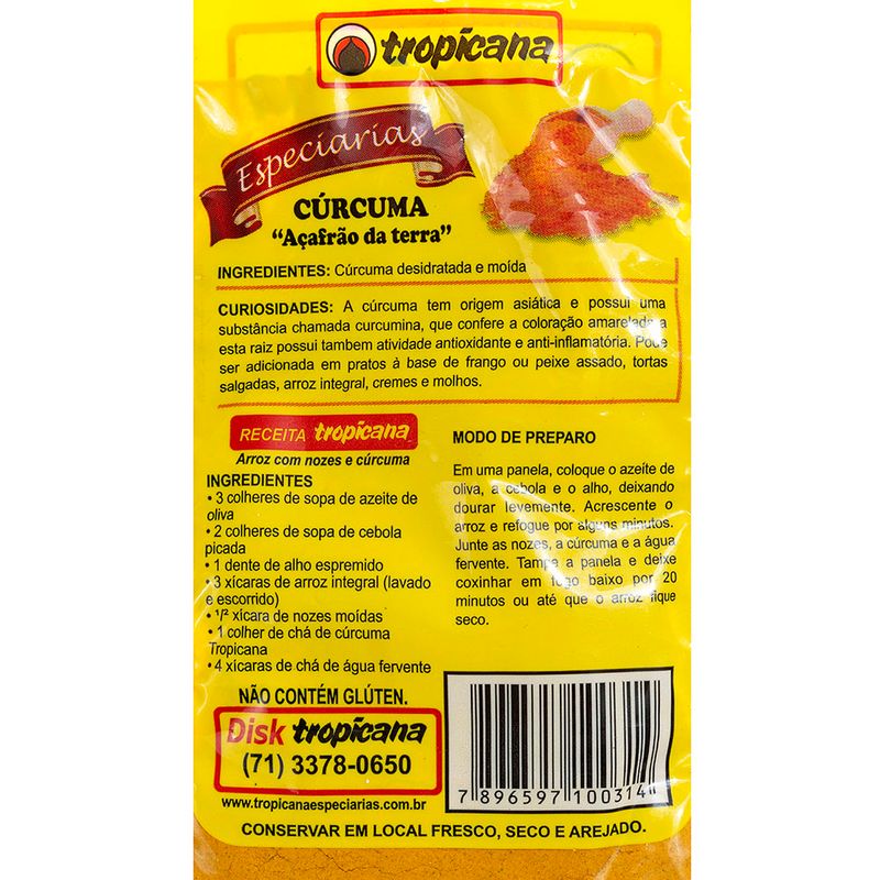 Curcuma-Acafrao-da-Terra-Tropicana-Especiarias-Pacote-15g