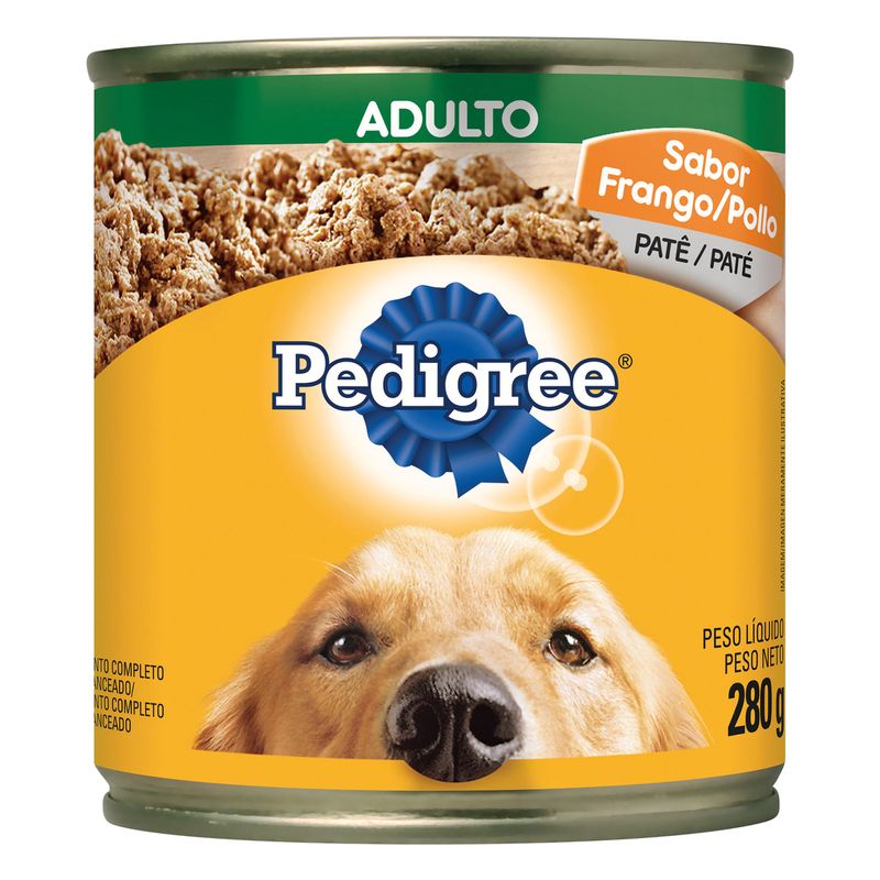 Pate-de-Frango-para-Caes-Adultos-Pedigree-Lata-280g