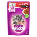 Alimento-para-Gatos-Filhotes-2-a-12-Meses-Carne-Jelly-Whiskas-Sache-85g