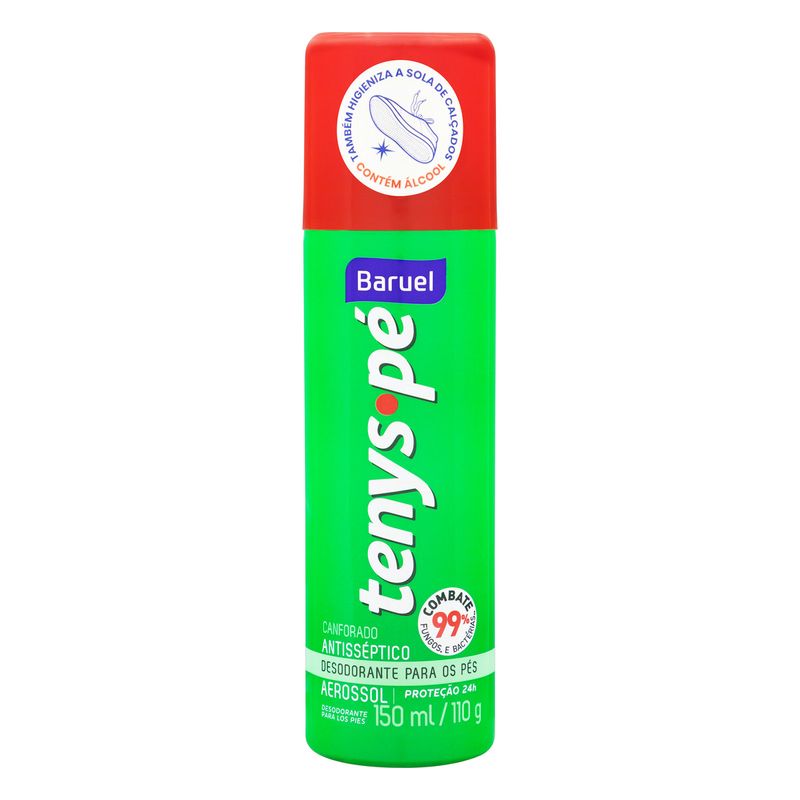 Desodorante-Antisseptico-para-os-Pes-Canforado-Tenys-Pe-Baruel-Aerossol-150ml