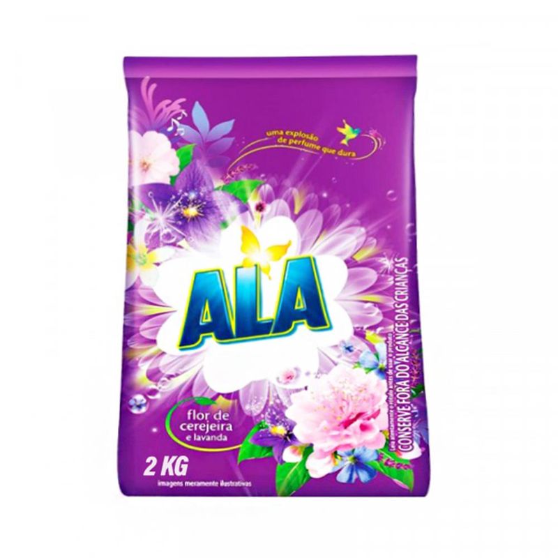 Lava-Roupas-em-Po-Flor-de-Cerejeira-e-Lavanda-Ala-Pacote-2kg-