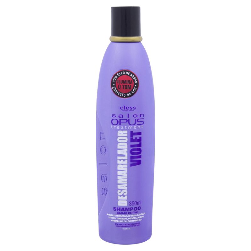 Shampoo-Desamarelador-Violet-Salon-Opus-Cless-Frasco-350ml