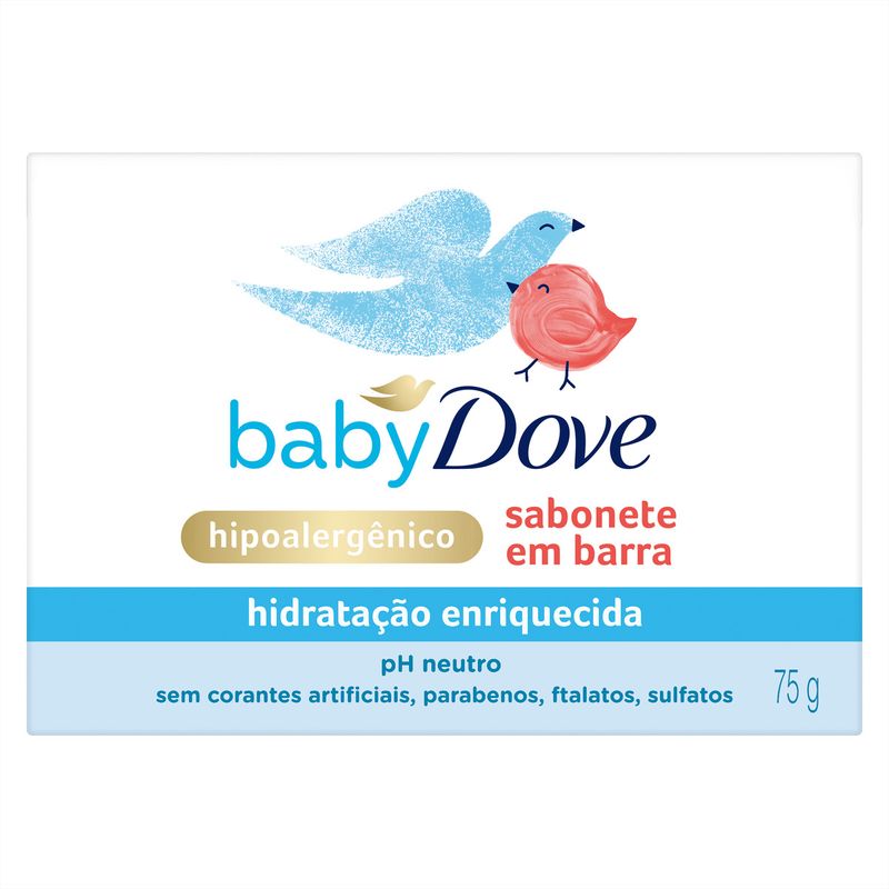 Sabonete-em-Barra-Hidratacao-Enriquecida-Dove-Baby-Caixa-75g