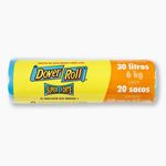 Saco-para-Lixo-30l-Super-Forte-Dover-Roll-Pacote-20-Unidades