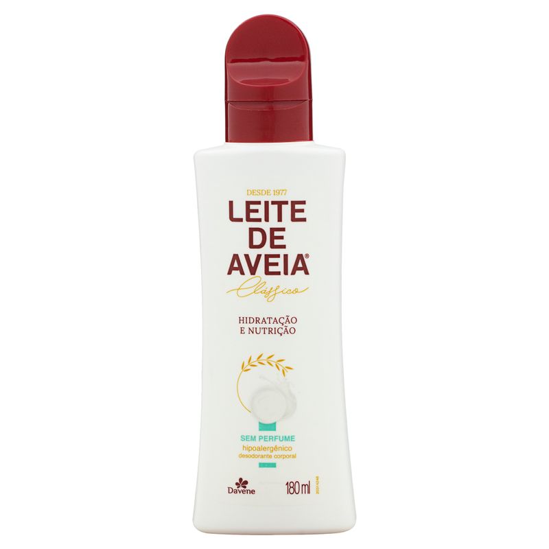 Desodorante-Corporal-Sem-Perfume-Leite-de-Aveia-Classico-Davene-Frasco-180ml