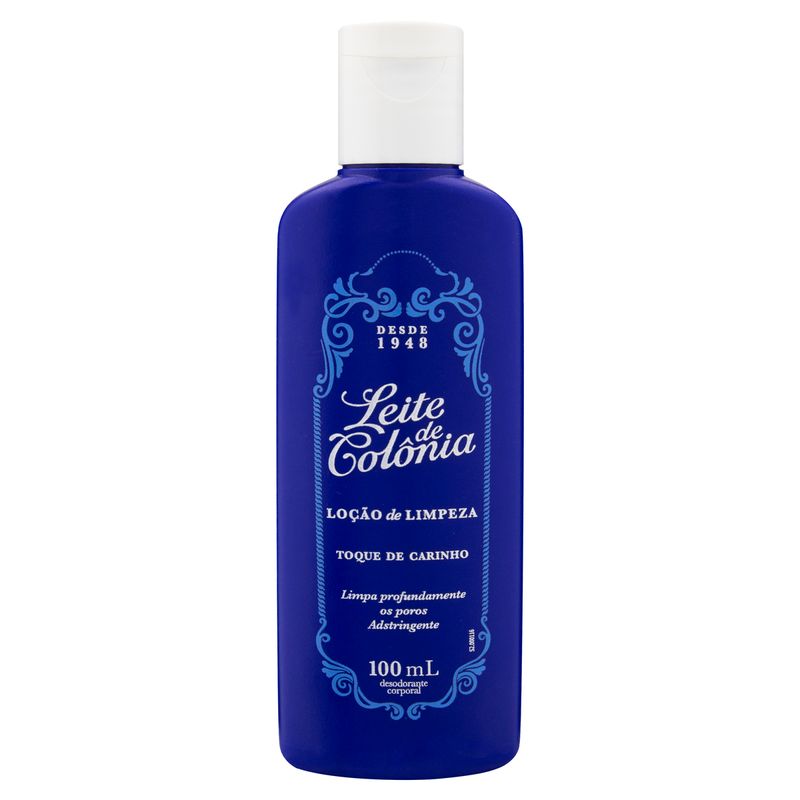 Locao-de-Limpeza-Toque-de-Carinho-Leite-de-Colonia-Frasco-100ml