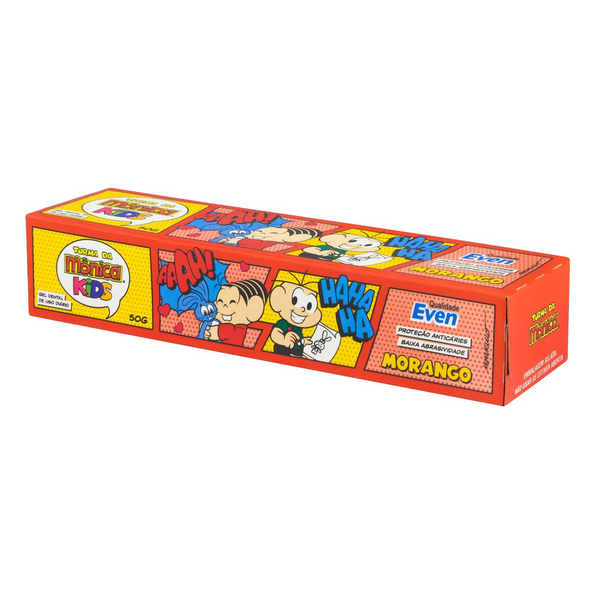 Creme Dental Infantil Morango Turma Da Mônica Even 50g 0497