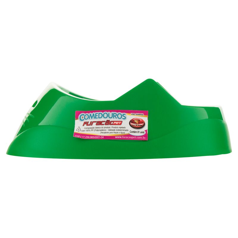Comedouro-Verde-Cara-de-Gatos-FuraCao-Pet-200ml