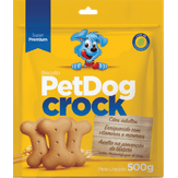 Biscoito para Cães Adultos PetDog Crock Pacote 500g