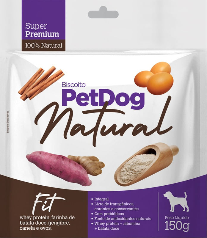 Biscoito-Integral-para-Caes-Fit-Petdog-Natural-Pacote-150g