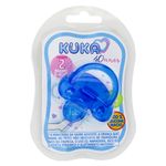 Chupeta-de-Silicone-Tamanho-2-Azul-Kuka-Cartela-1-Unidade