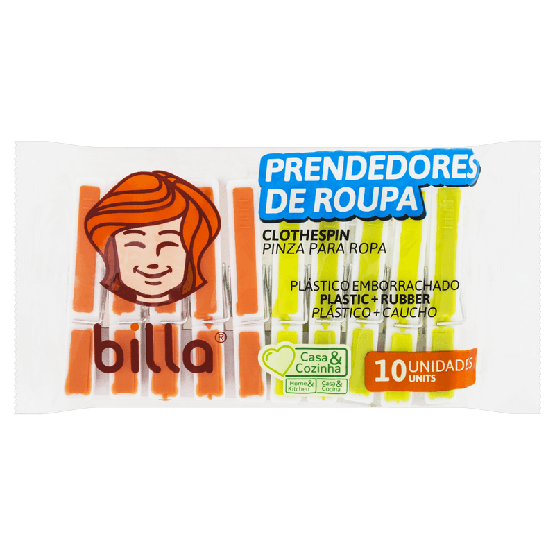 Prendedor-de-Roupas-Emborrachado-Billa-Pacote-10-Unidades