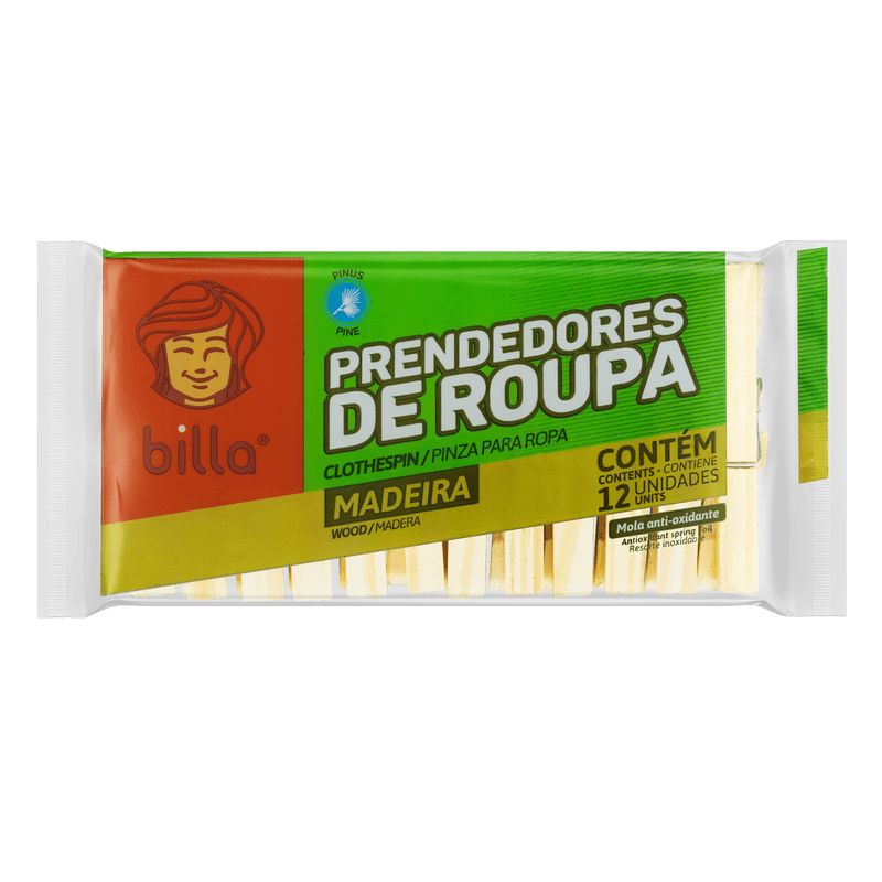 Prendedor-de-Roupas-em-Madeira-Billa-Pacote-12-Unidades