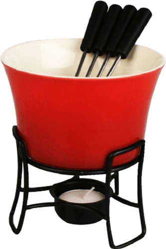 Conjunto-Fondue-Zermatt-Hauskraft-Vermelho-12x75cm-Etilux-6-Pecas