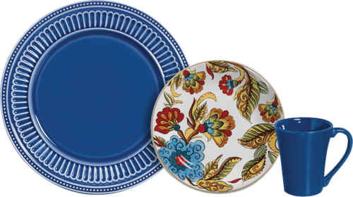 Aparelho-de-Jantar-Azul-Floral-Scalla-Ceramica-12-Pecas