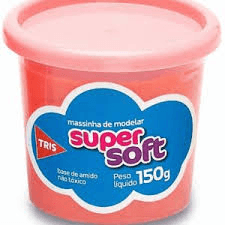 Massinha-de-Modelar-Super-Soft-Rosa-Pote-150g