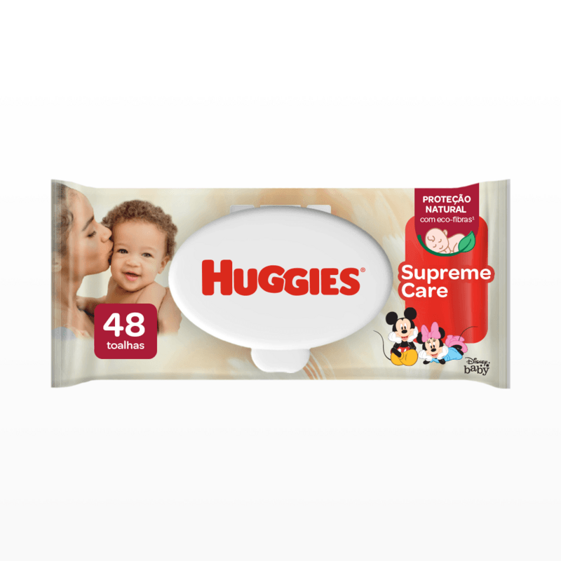 Toalha-Umedecida-Supreme-Care-Protecao-Natural-Huggies-Pacote-48-Unidades