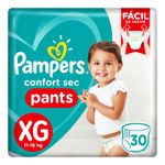 Fralda-Descartavel-Confort-Sec-Pants-Tamanho-XG-Pampers-Pacote-30-Unidades