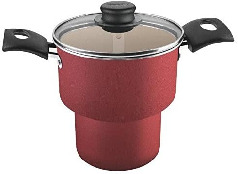 Cuzcuzeira-em-Aluminio-Antiaderente-Vermelha-14cm-19L-Turim-Tramontina-1-Unidade