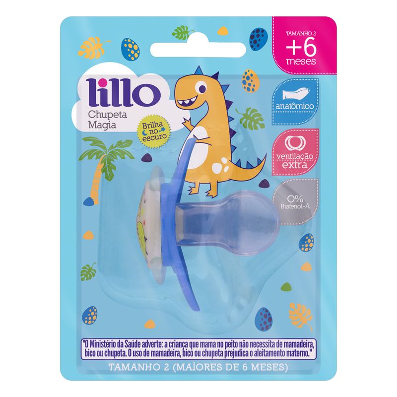Chupeta-Tamanho-2-Azul-Brilha-no-Escuro-Magia-Lillo-Blister-1-Unidade