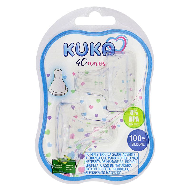 Bico-de-Silicone-Redondo-para-Mamadeira-Sortido-Kuka-Blister-2-Unidades