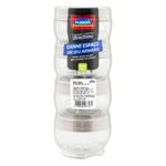 Kit-Pote-de-Plastico-com-Tampa-Fendi-Redondo-Plasutil-Gire-e-Trave-4-Unidades-155ml