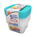 Conjunto-de-Potes-de-Plastico-Quadrado-600ml-Sortido-Sanclick-Plast-Santana-5-Unidades-Leve-5-Pague-4