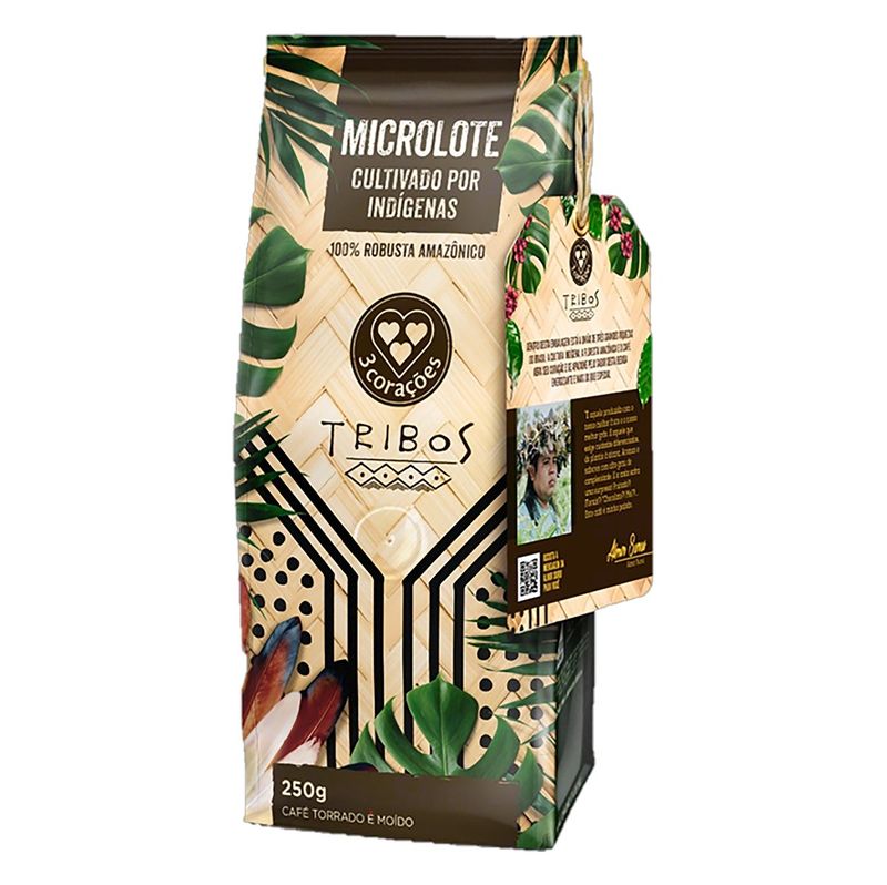 Cafe-Torrado-e-Moido-Tribos-3-Coracoes-Pacote-250g