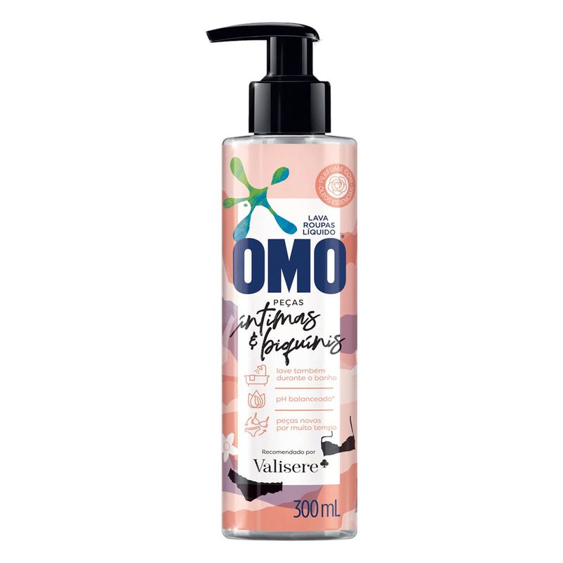 Lava-Roupas-Liquido-Pecas-Intimas-e-Biquinis-Omo-Frasco-300ml