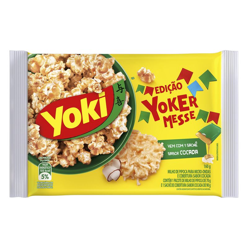 Pipoca-para-Micro-ondas-Cocada-Yoki-Pacote-160g-Edicao-Yokermesse