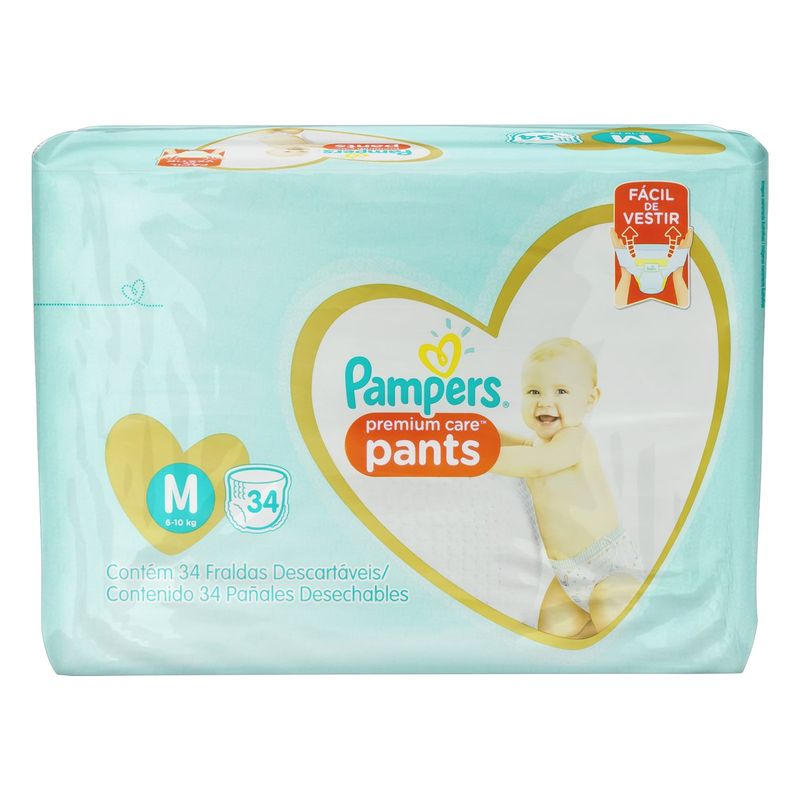 Fralda-Descartavel-Infantil-Pants-Pampers-Premium-Care-M-Pacote-34-Unidades