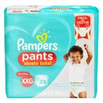 Fralda-Descartavel-Infantil-Pants-Pampers-Ajuste-Total-XXG-Pacote-28-Unidades