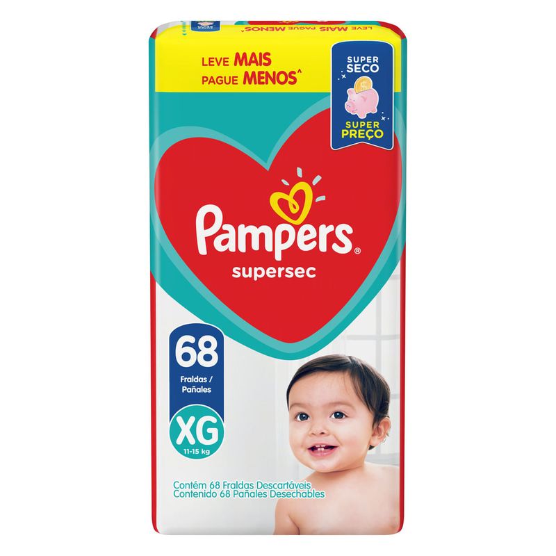 Fralda-Descartavel-Infantil-Pampers-Supersec-XG-Pacote-68-Unidades-Leve-Mais-Pague-Menos