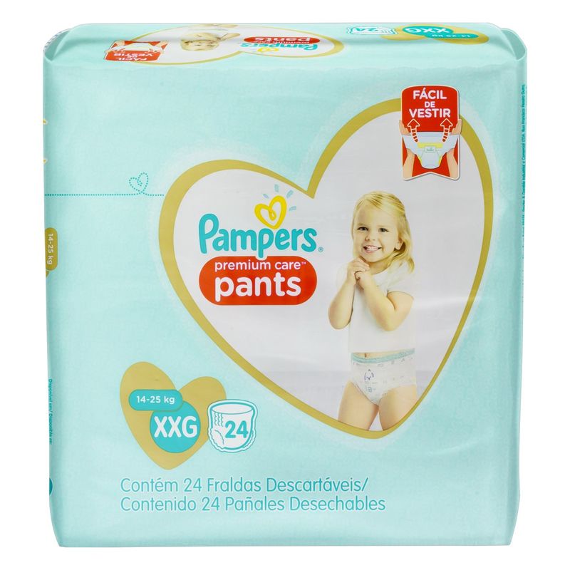 Fralda-Descartavel-Infantil-Pants-Pampers-Premium-Care-XXG-Pacote-24-Unidades