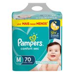 Fralda-Descartavel-Infantil-Pampers-Confort-Sec-M-Pacote-70-Unidades-Leve-Mais-Pague-Menos