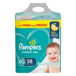 Fralda-Descartavel-Infantil-Pampers-Confort-Sec-XG-Pacote-58-Unidades-Leve-Mais-Pague-Menos