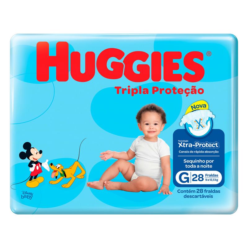 Fralda-Descartavel-Infantil-Huggies-Tripla-Protecao-G-Pacote-28-Unidades