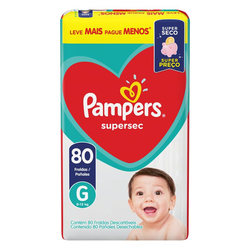 Fralda-Descartavel-Infantil-Pampers-Supersec-G-Pacote-80-Unidades-Leve-Mais-Pague-Menos