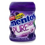 Goma-de-Mascar-Uva-Mentos-Pure-Fresh-Pote-28-Unidades