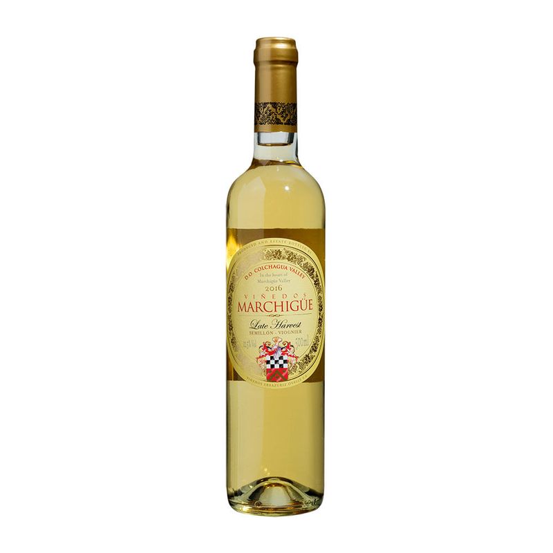 Vinho-Branco-Chileno-Late-Harvest-Semillon-Viognier-Viñedos-Marchigue-500ml