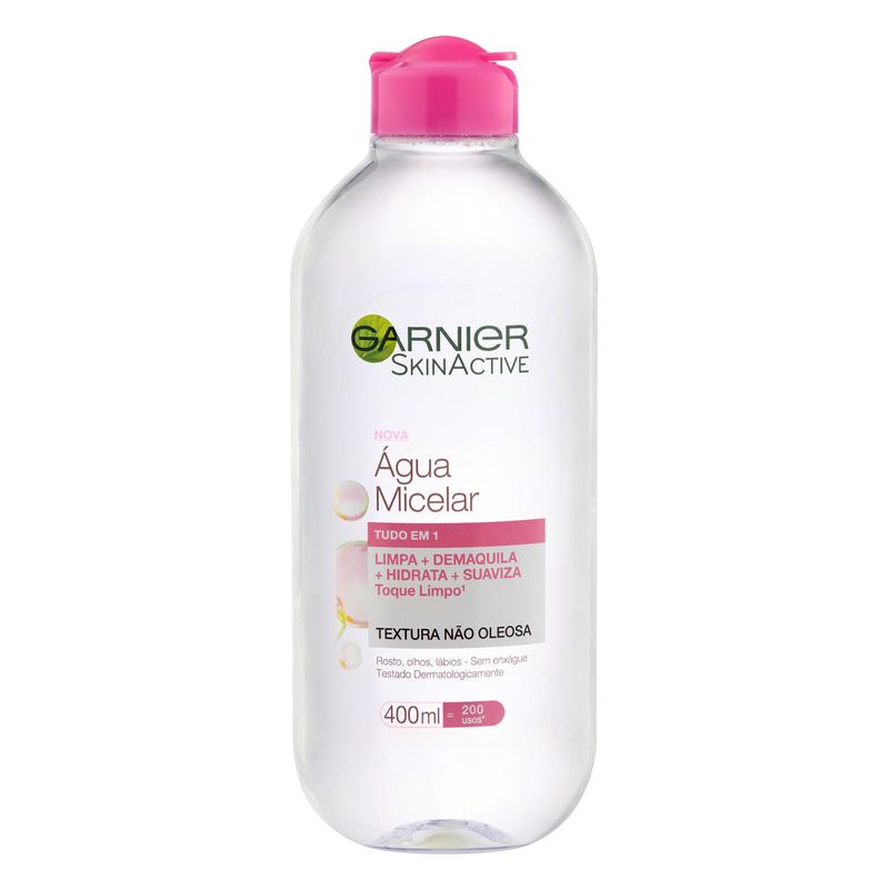 Agua-Micelar-Tudo-em-1-Textura-Nao-Oleosa-Garnier-SkinAtive-Frasco-400ml