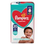 Fralda-Descartavel-Infantil-Supersec-XXG-Pampers-Pacote-20-Unidades-Super-Seco-Super-Preco