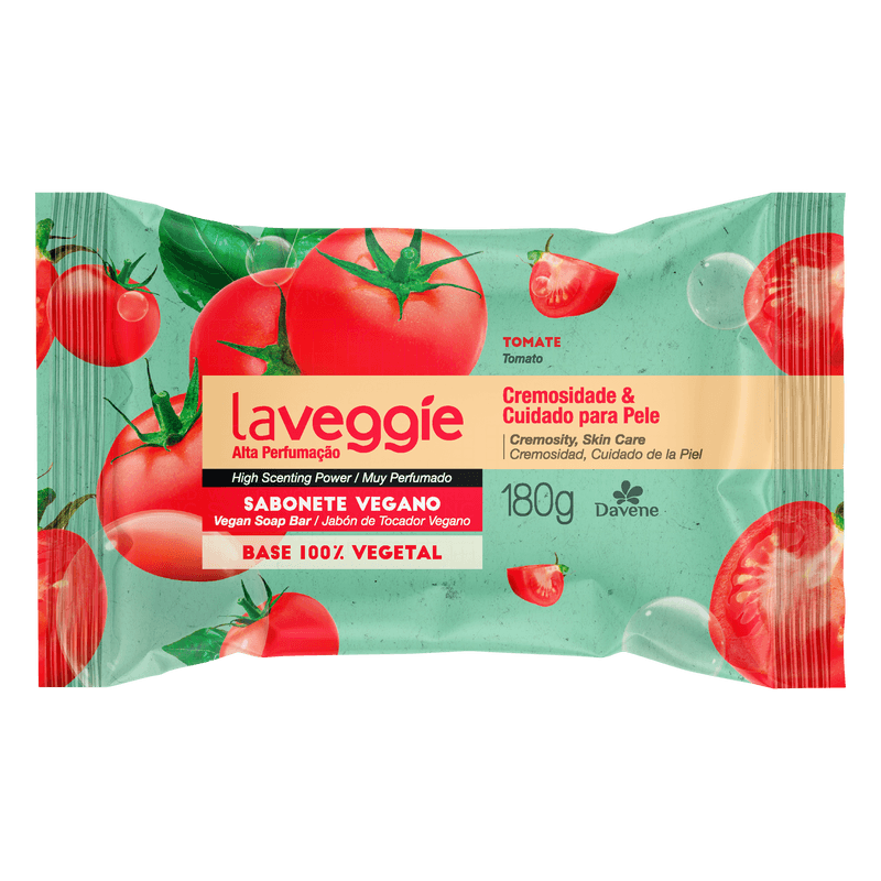 Sabonete-em-Barra-Vegetal-Tomate-Cremosidade---Cuidado-para-Pele-Davene-Pacote-180g