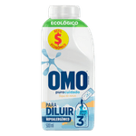 Lava-Roupas-Liquido-para-Diluir-Puro-Cuidado-Omo-Frasco-500ml-Refil-Economico