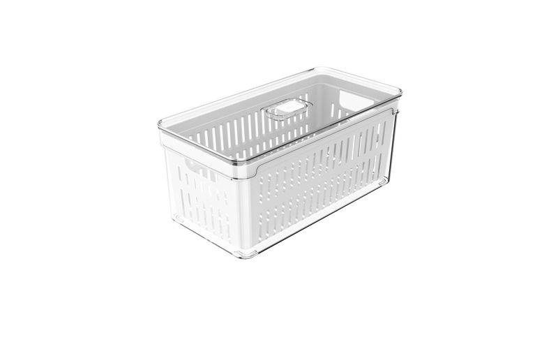 Organizador-de-Geladeira-com-Cesto-e-Tampa-5l-Clear-Fresh-Ou-Martiplast-1-Unidade