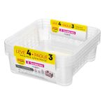 Cesto-Organizador-Empilhavel-Transparente-Sanremo-16l-Leve-4-Pague-3