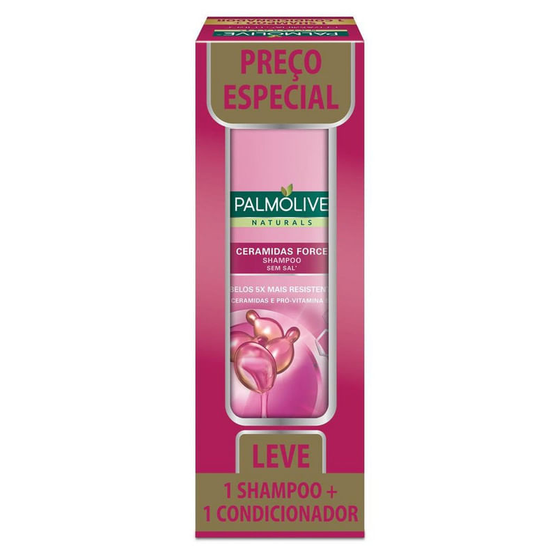 Kit-Shampoo-350ml---Condicionador-Palmolive-Naturals-Ceramidas-Force-350ml